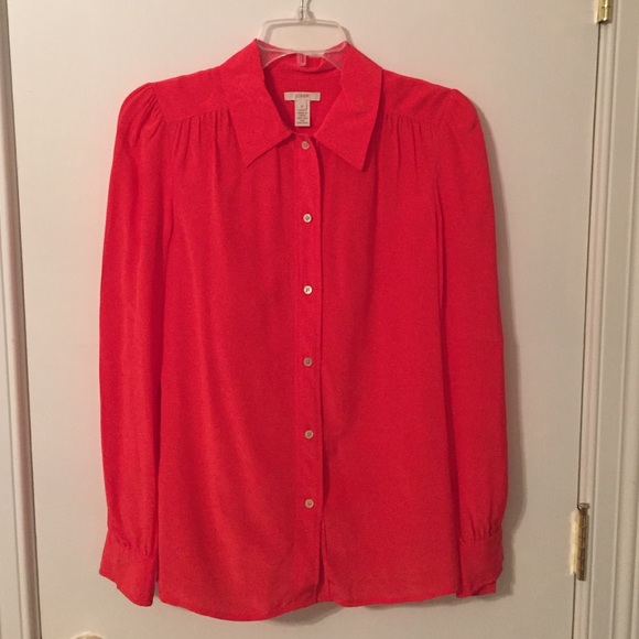 J. Crew {not factory} silk button up blouse