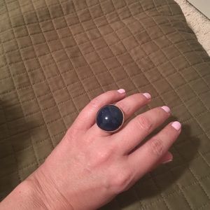 Blue statement ring Banana Republic