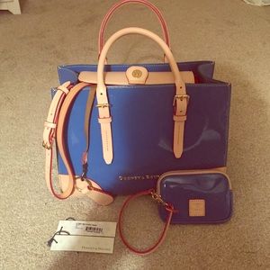 Dooney and Bourke Patent Janine Bag
