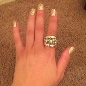Silver chunky ring!