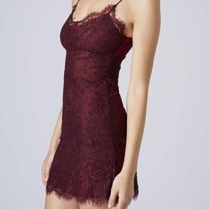 Topshop lace bodycon dress