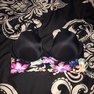 Long line, lace PINK Bra