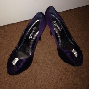 Lavender wedding shoes