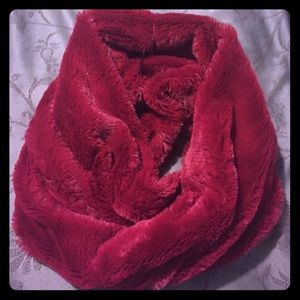Beautiful Red Eternity Scarf- Boutique Item