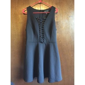Tie front dress
