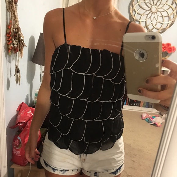 Ruffled top