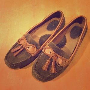 Born Dark Green Suede & Leather Upper