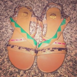 Yellow Box Sandals!!