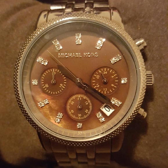 Chocolate MK Watch