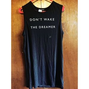 Tunic length graphic tee