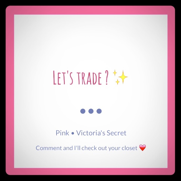 Trade VS pink for other PINK 💖 sizes XS and S.