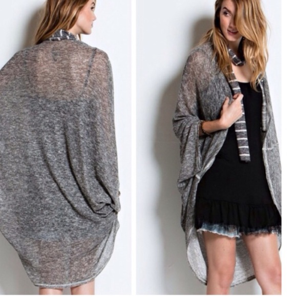 •loose heather cardigan• - Picture 2 of 2