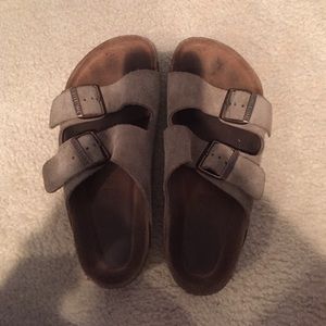 Birkenstocks (suede Arizona)