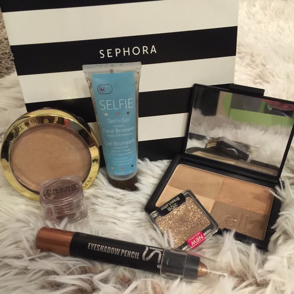 Sephora Other - Bronzer, tanning makeup lot of 6 PLUS bag!