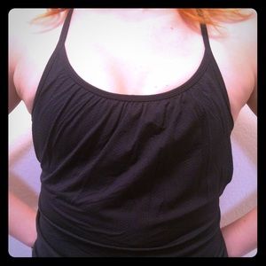 Lululemon loose fitting tank w/ flow-Y bra