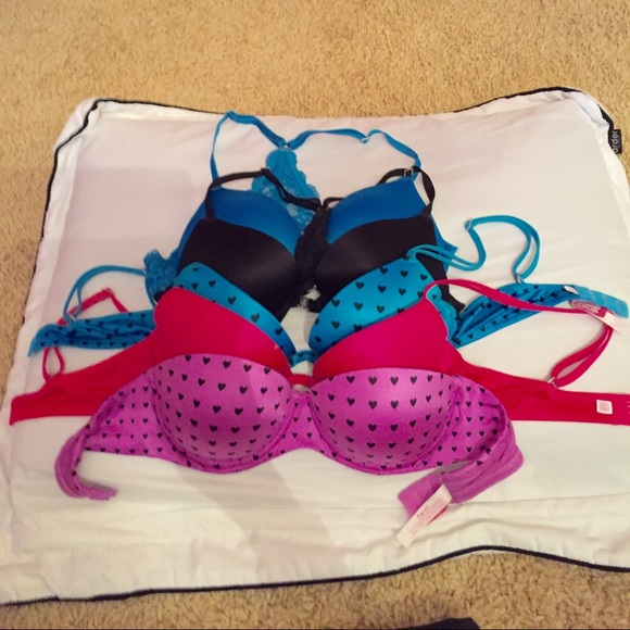 Bundle of five VS Pink bras
