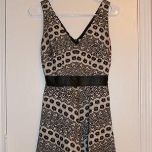 Chelsea and Violet Black and white cocktail dress
