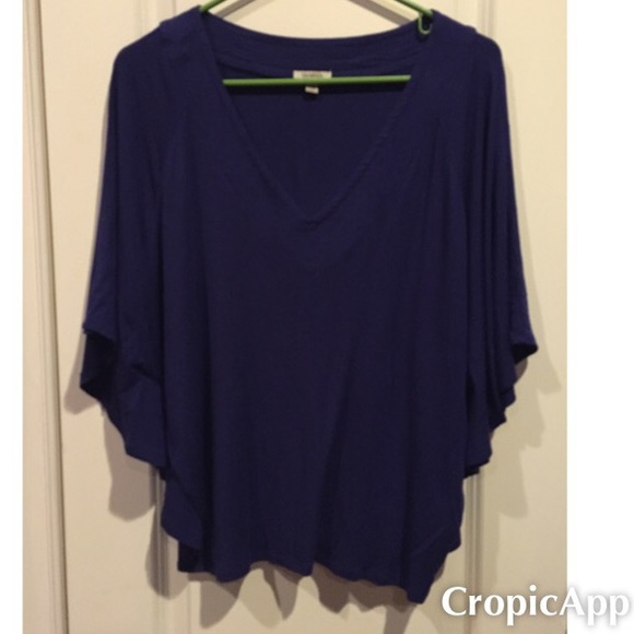 V neck blouse Anthropologie
