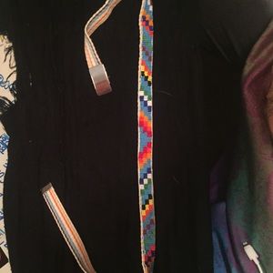 Vintage Hand Beaded Aztec Belt