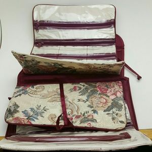 Vintage Bags - VINTAGE Floral Jewlery Bag Vintage Bags - VINTAGE Floral Jewlery Bag