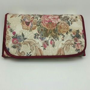 Vintage Bags - VINTAGE Floral Jewlery Bag Vintage Bags - VINTAGE Floral Jewlery Bag