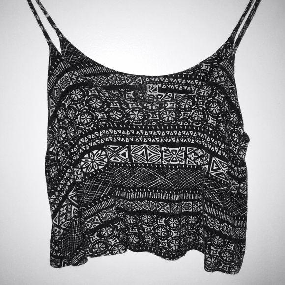 Tribal Print Crop tank