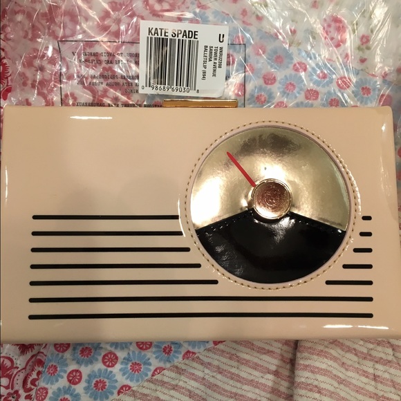 Kate Spade radio clutch purse! Adorable!