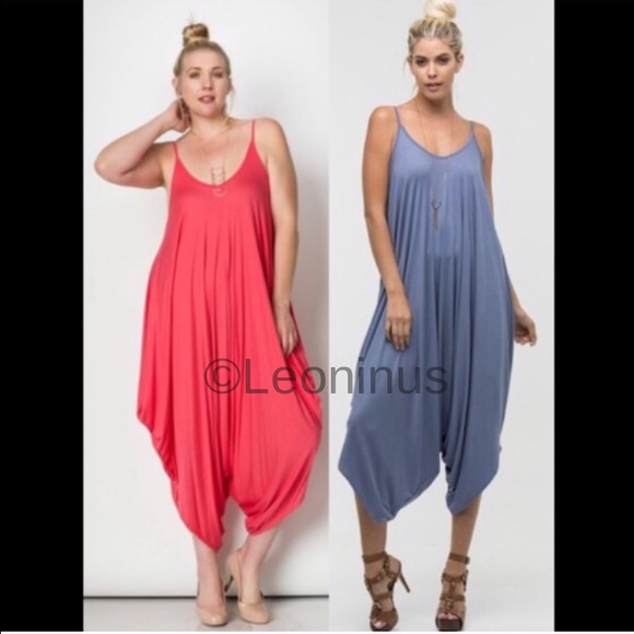 🏆HOST PICK🏆PLUS Size Harem Jumpsuit Boho - Picture 2 of 3