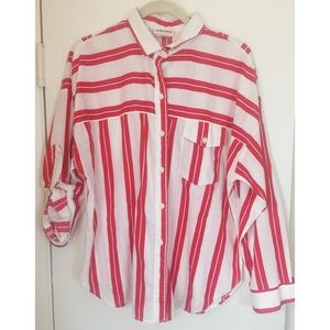 🌵Vintage 70s Western Stripe Button-up Top🌵