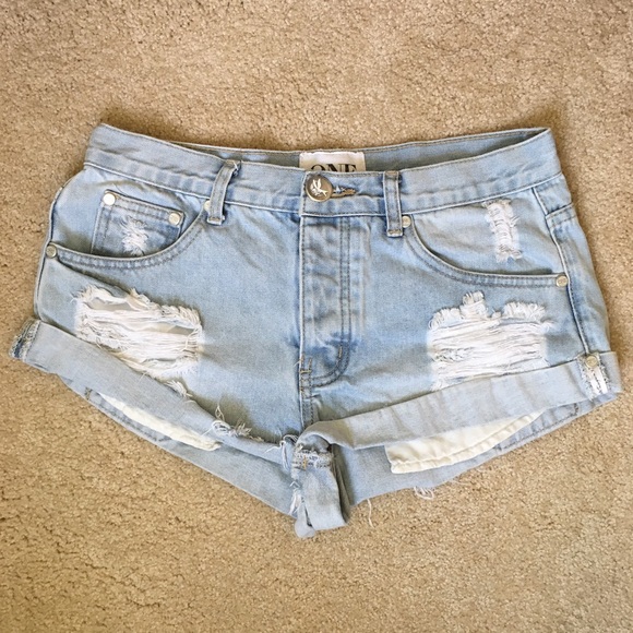 ❌SOLD❌ One teaspoon Wilde bandits shorts - Picture 1 of 4