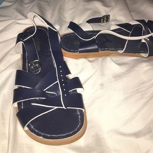 Navy Blue Saltwater sandals