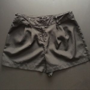 Black high waisted shorts