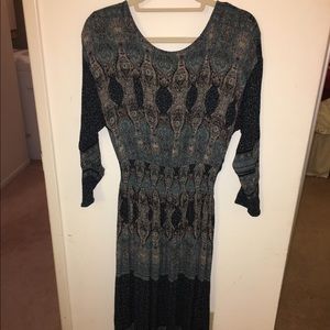Free People Midi Dress // Size Small