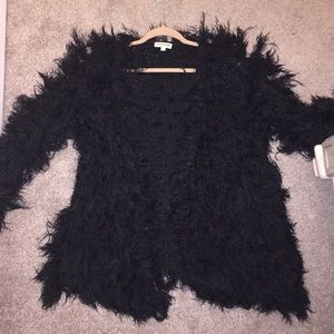 Cotton candy fuzzy sweater