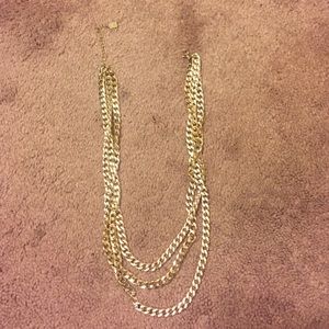Gold chain necklace