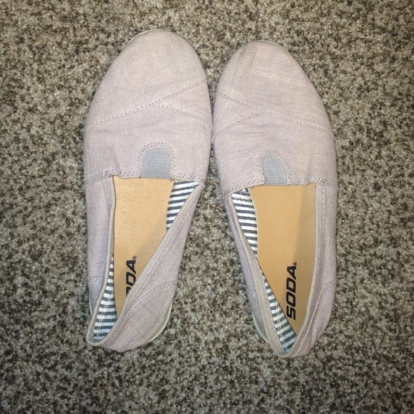 Tanish Grey Slip On Shoes