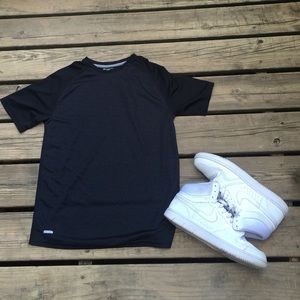 Black Workout Running Starter TShirt