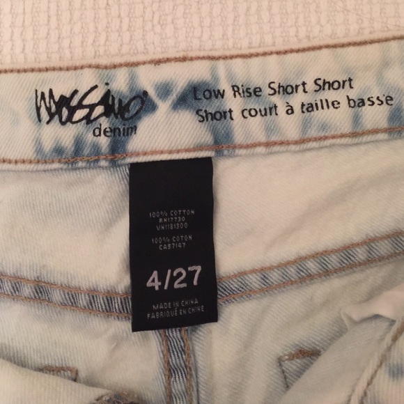 Low Rise Short Shorts - Picture 2 of 4
