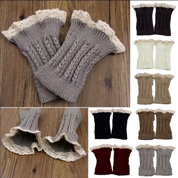 2 for 1 BOGO SALE!!!  Crotchet Lace Boot Toppers - Picture 3 of 4