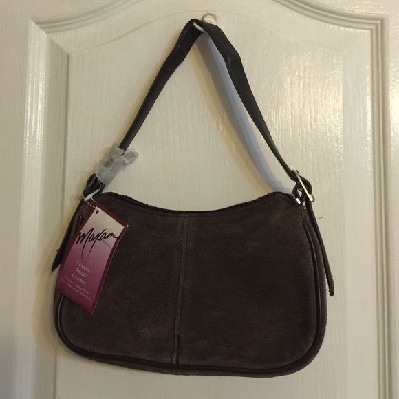 Maxam Suede Clutch bag - Picture 1 of 4