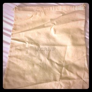 J. Crew shoe dust bag 14"x10.5" new