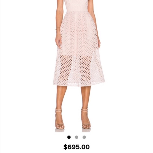 Blush Pink Nicholas Dress - Picture 3 of 3