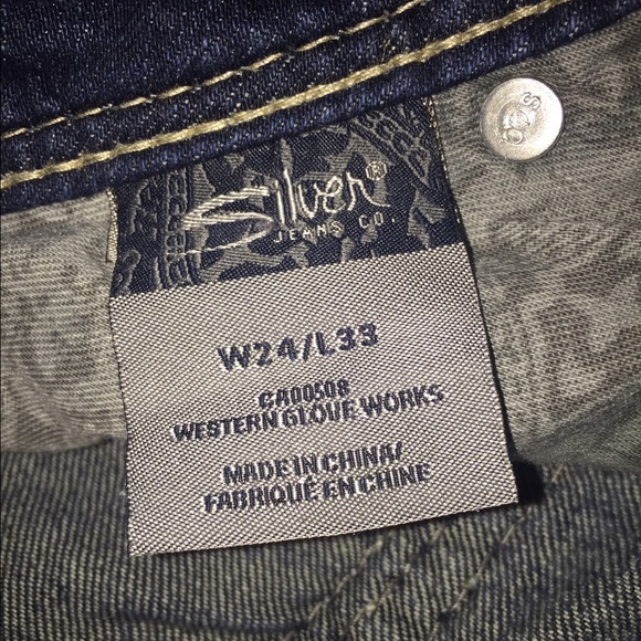 Silver Brand Skinny Jeans Size 24L - Picture 3 of 4