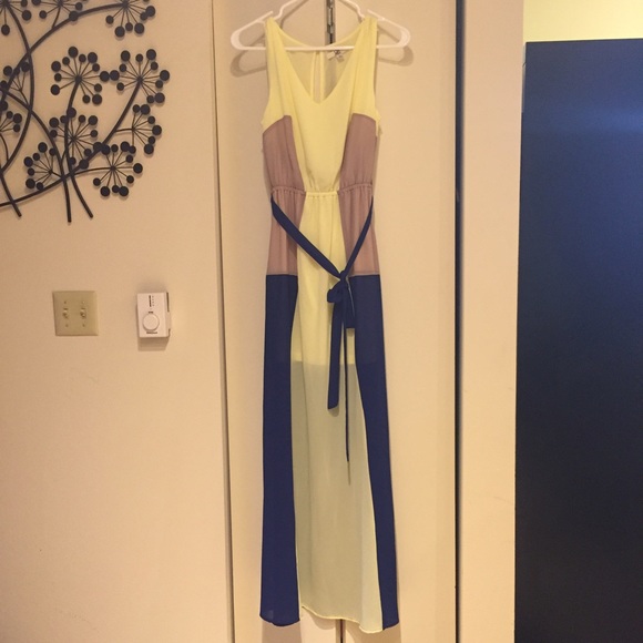 Maxi high-low dress
