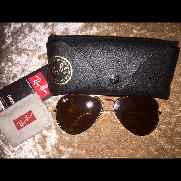 RayBan Tortoise Gold Aviator *ItalyMade*
