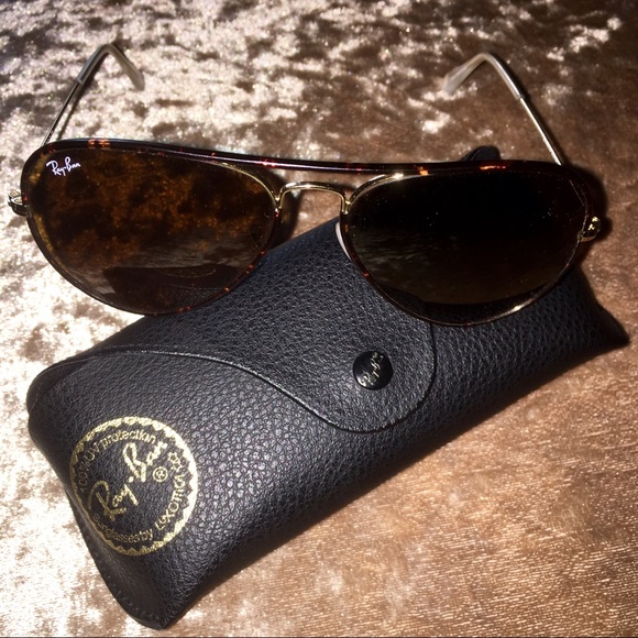 RayBan Tortoise Gold Aviator *ItalyMade* main image 4