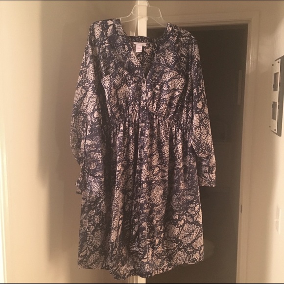 Geo metric pattern shirt dress!