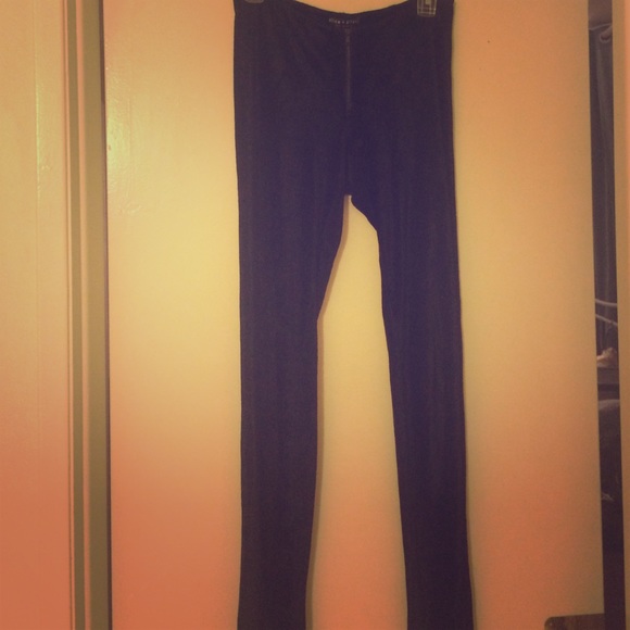 Alice and Olivia Velvet Leggings
