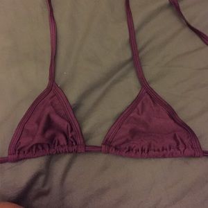 Purple bikini top