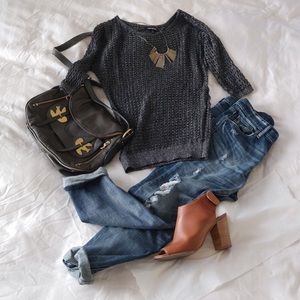 Express Metallic Perforated Top🙀NEW MARKDOWN!!!😻